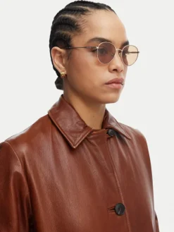 Guess Okulary przeciwsłoneczne GU00237 Złoty