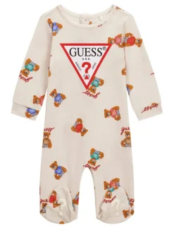 Guess Pajac H6YG07 K4131 Kremowy