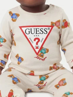 Guess Pajac H6YG07 K4131 Kremowy