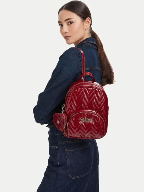 Guess Plecak J6YZ06 W3000 Czerwony