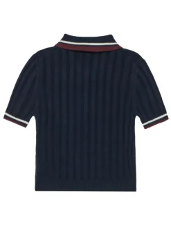 Guess Polo J5BP01 Z1152 Granatowy Regular Fit