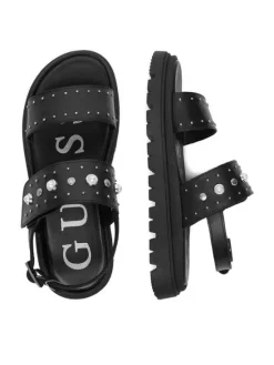 Guess Sandały CEO-BAND-8985-A Czarny