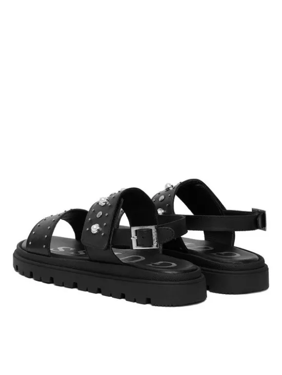 Guess Sandały CEO-BAND-8985-A Czarny