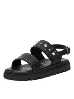 Guess Sandały CEO-BAND-8985-A Czarny