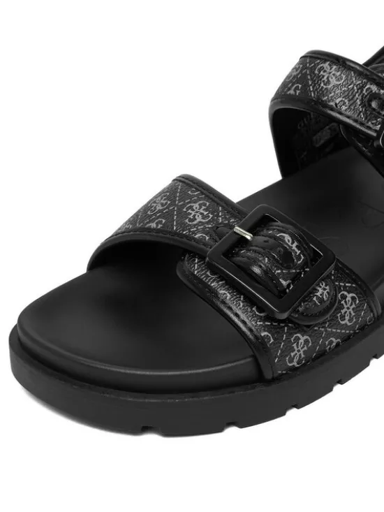 Guess Sandały CEO-BS6702-02(V)CH Czarny