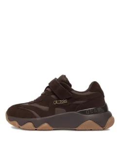 Guess Sneakersy EO-CP40GG24W2026 Brązowy ciemny
