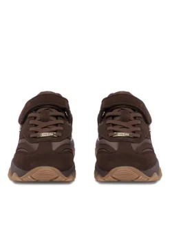 Guess Sneakersy EO-CP40GG24W2026 Brązowy ciemny