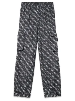 Guess Spodnie cargo J6RB03 WH2K0 Czarny Cargo Fit