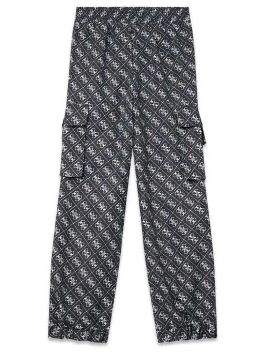 Guess Spodnie cargo J6RB03 WH2K0 Czarny Cargo Fit