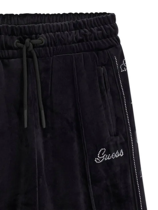 Guess Spodnie dresowe J6BB15 K7266 Czarny Regular Fit