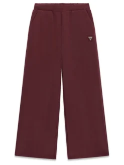 Guess Spodnie dresowe J6YB21 K5196 Bordowy Wide Leg
