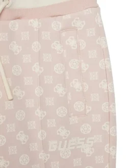 Guess Spodnie dresowe J5YQ34 KB212 Różowy Regular Fit