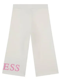 Guess Spodnie dresowe K6RB01 KA6R4 Biały Regular Fit