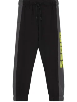 Guess Spodnie dresowe L6RB01 KA6R4 Czarny Regular Fit
