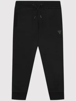 Guess Spodnie dresowe L2YQ46 KAIJ1 Czarny Regular Fit