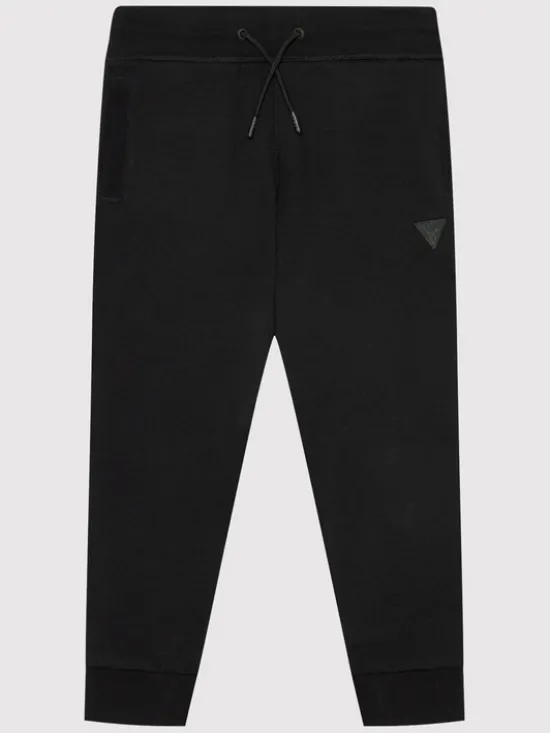 Guess Spodnie dresowe L2YQ46 KAIJ1 Czarny Regular Fit
