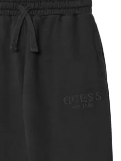 Guess Spodnie dresowe L5YQ19 KAV34 Czarny Regular Fit
