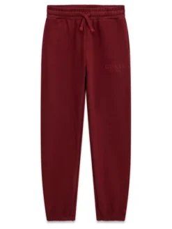 Guess Spodnie dresowe L5YQ19 KAV34 Bordowy Regular Fit
