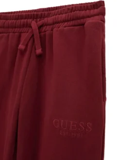 Guess Spodnie dresowe L5YQ19 KAV34 Bordowy Regular Fit