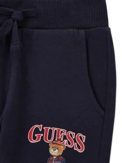 Guess Spodnie dresowe N6BB03 K6119 Granatowy Regular Fit