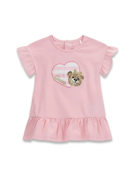 Guess Sukienka codzienna A6GK01 K6YW4 Różowy Regular Fit
