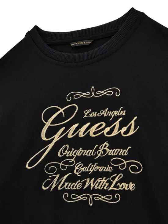 Guess Sukienka codzienna J5BK31 KAUH0 Czarny Regular Fit