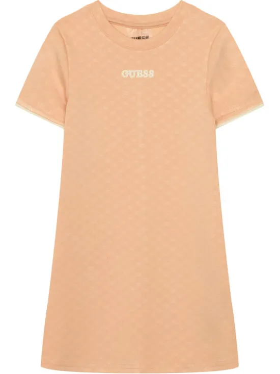 Guess Sukienka codzienna J6GK27 KF972 Pomarańczowy jasny Regular Fit