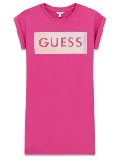Guess Sukienka codzienna J6GK05 KAE24 Różowy Regular Fit