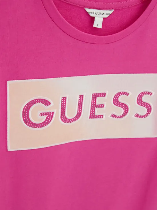 Guess Sukienka codzienna J6GK05 KAE24 Różowy Regular Fit