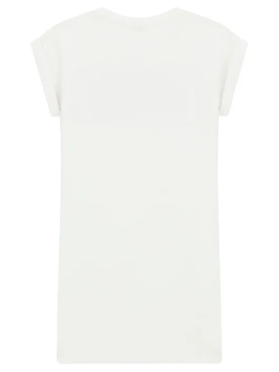 Guess Sukienka codzienna J6GK05 KAE24 Biały Regular Fit