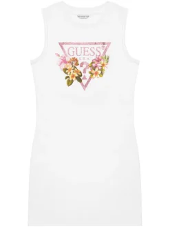 Guess Sukienka codzienna J4RK38 KA6W4 Biały Regular Fit