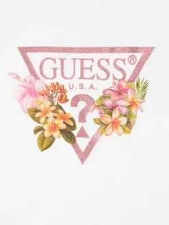 Guess Sukienka codzienna J4RK38 KA6W4 Biały Regular Fit