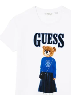 Guess Sukienka codzienna J6RK11 KAD74 Biały Regular Fit
