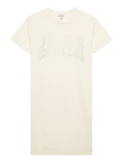 Guess Sukienka codzienna J6RK00 KA6R4 Écru Regular Fit