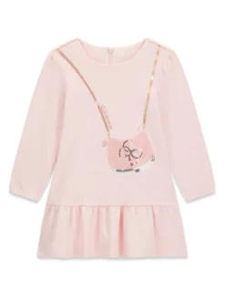 Guess Sukienka codzienna K6BK05 K5934 Różowy jasny Regular Fit