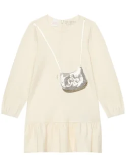 Guess Sukienka codzienna K6BK05 K5934 Beżowy jasny Regular Fit