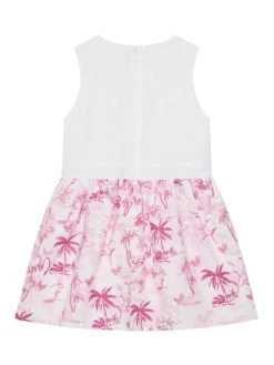 Guess Sukienka codzienna K5GK26 WH710 Biały Regular Fit