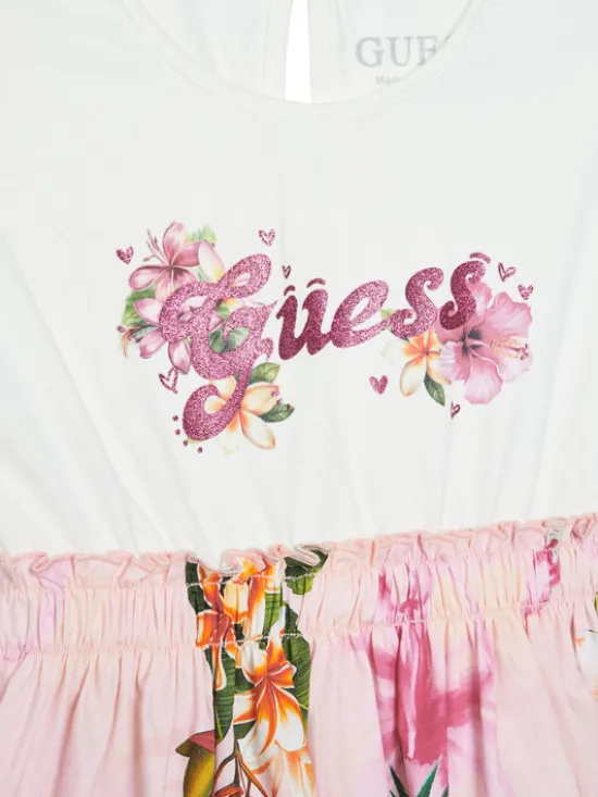 Guess Sukienka codzienna K6GK05 K6YW0 Różowy Regular Fit