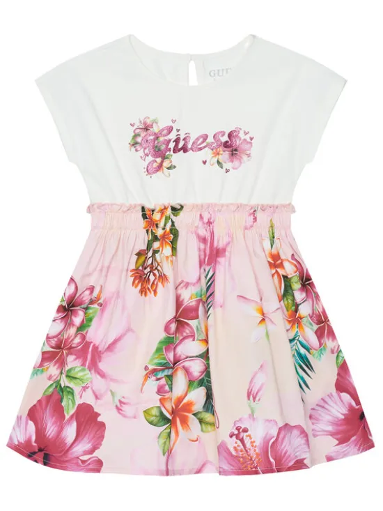 Guess Sukienka codzienna K6GK05 K6YW0 Różowy Regular Fit