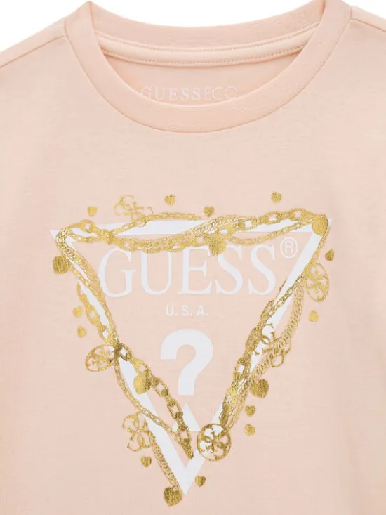Guess Sukienka codzienna K3YK13 KA6W4 Różowy jasny Regular Fit