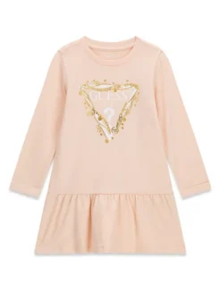 Guess Sukienka codzienna K3YK13 KA6W4 Różowy jasny Regular Fit