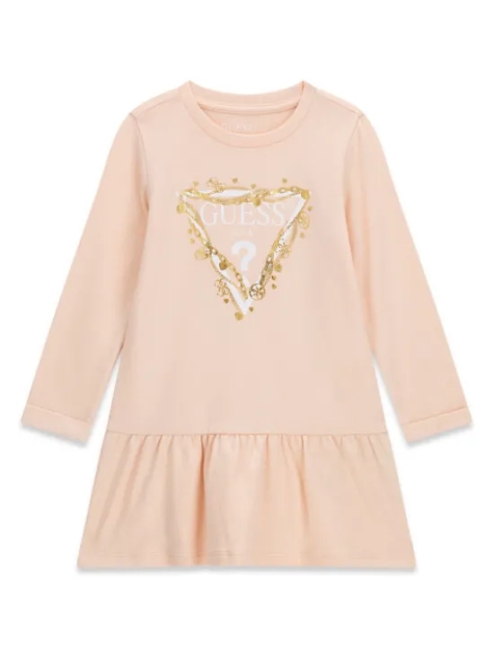 Guess Sukienka codzienna K3YK13 KA6W4 Różowy jasny Regular Fit