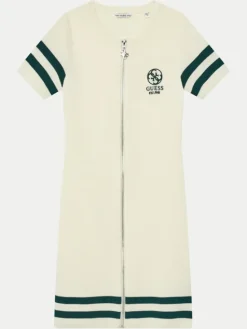 Guess Sukienka dzianinowa J5RK49 ZZ04U Écru Regular Fit