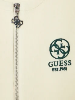 Guess Sukienka dzianinowa J5RK49 ZZ04U Écru Regular Fit