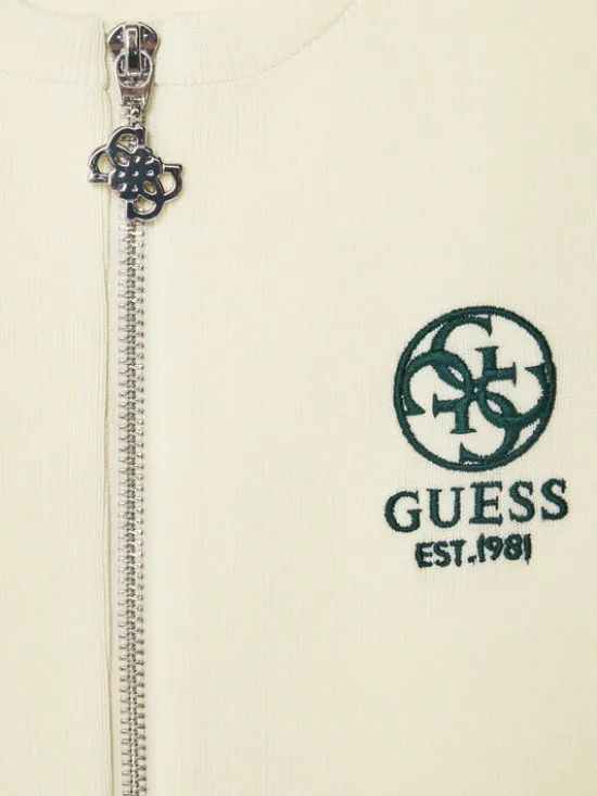 Guess Sukienka dzianinowa J5RK49 ZZ04U Écru Regular Fit