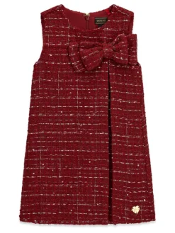 Guess Sukienka elegancka K6BK09 W3994 Czerwony ciemny Regular Fit