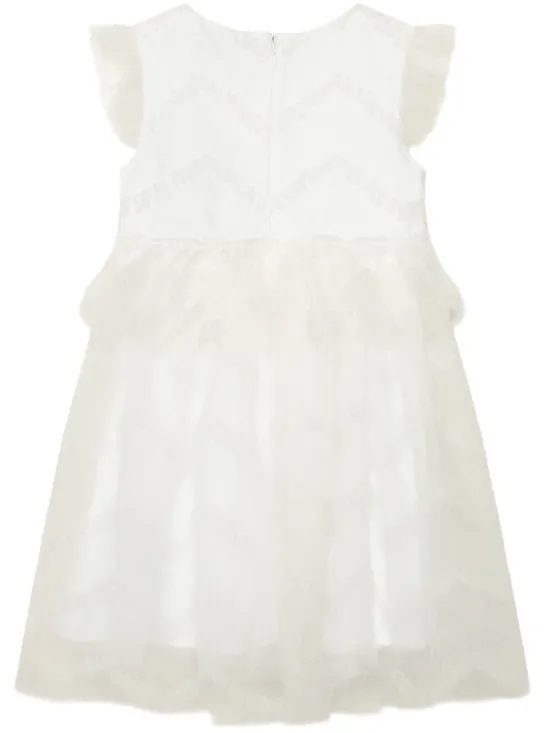 Guess Sukienka elegancka K6RK22 WK040 Biały Regular Fit