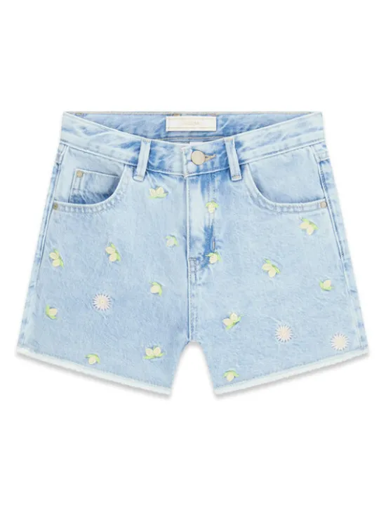 Guess Szorty jeansowe J6GD35 D45E0 Błękitny Regular Fit