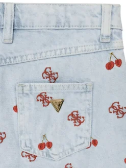 Guess Szorty jeansowe J5GD10 D45E0 Kolorowy Regular Fit