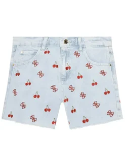 Guess Szorty jeansowe J5GD10 D45E0 Kolorowy Regular Fit